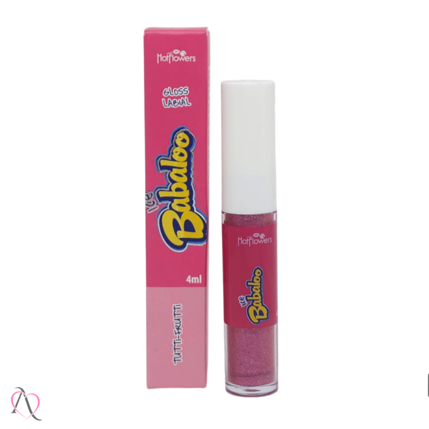 Gloss Labial Babaloo Vibra e Gela Tutti Frutti HotFlowers 15g