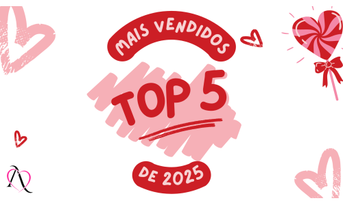 Os 5 produtos mais vendidos na A de Amor em 2025!